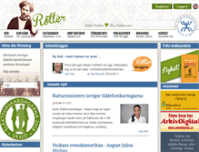 Tablet Screenshot of genealogi.se